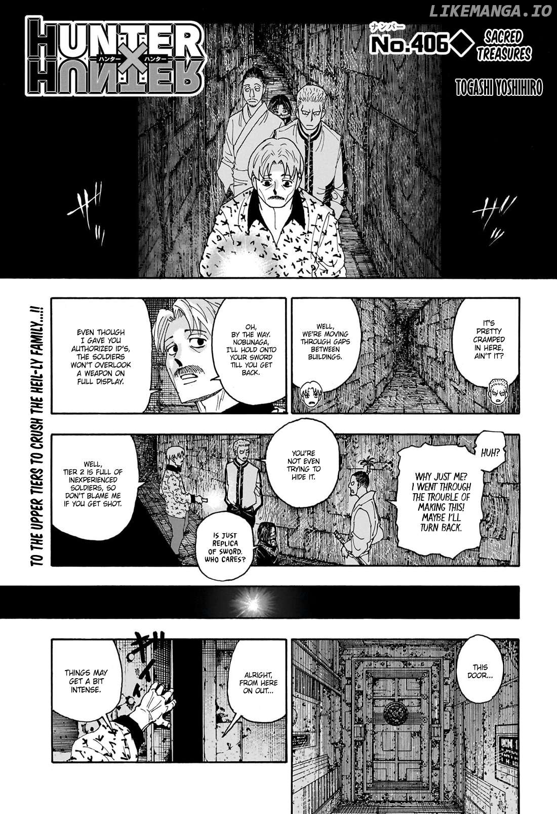 Hunter x Hunter, Chapter 406 image 01